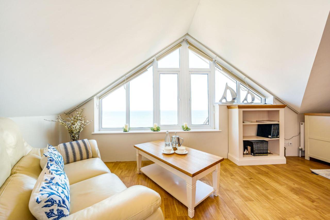 Carbis Bay - Luxury 3 Bed Penthouse Apartment With Sea Views Parking Sauna Balcony Екстериор снимка